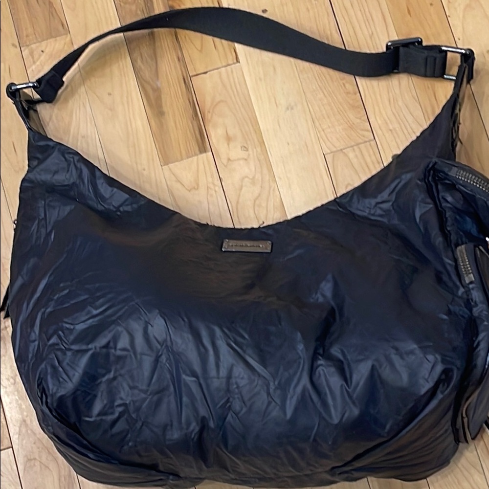 Sonia Rykiel Paris Black Nylon Shoulder Bag
